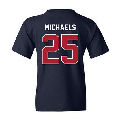 American - NCAA Men's Basketball : Eric Michaels - Youth T-Shirt-1