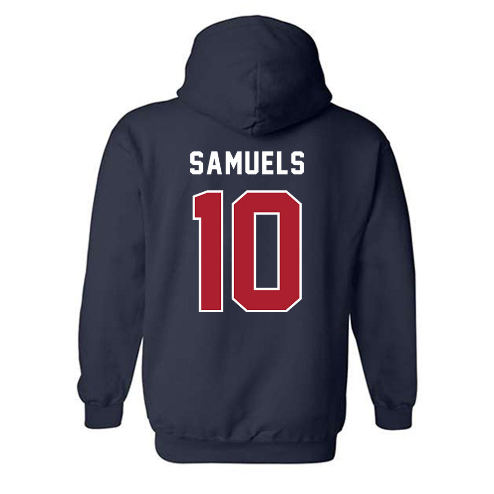 American - NCAA Men's Basketball : Adrian Samuels - Hooded Sweatshirt-1