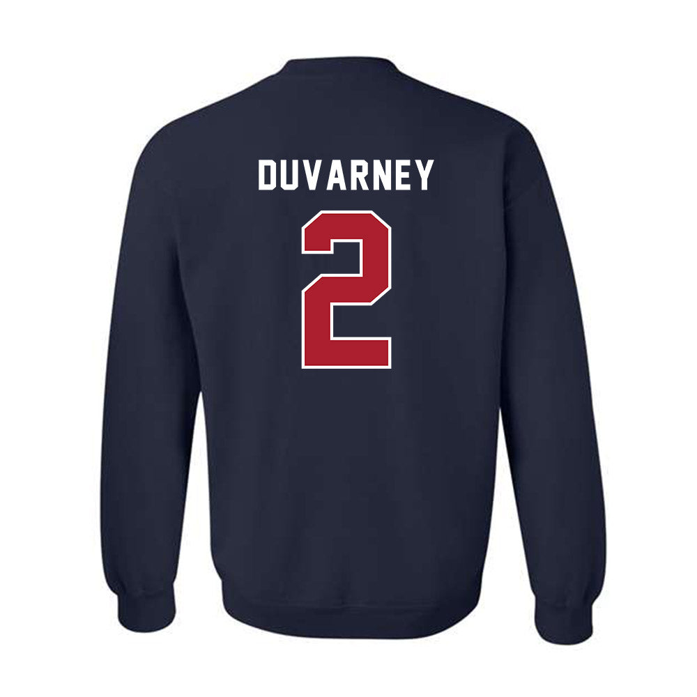 American - NCAA Women's Field Hockey : Jill DuVarney - Crewneck Sweatshirt-1