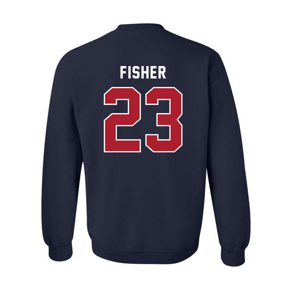 American - NCAA Women's Soccer : Jayden Fisher - Crewneck Sweatshirt-1