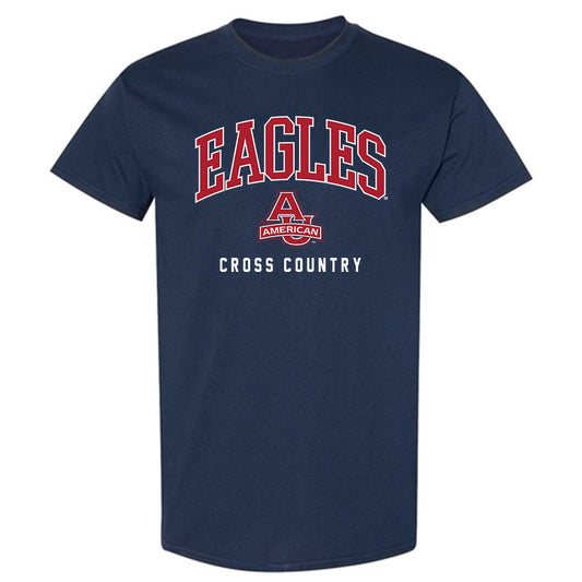 American - NCAA Men's Cross Country : Zack Zerbe - T-Shirt-0