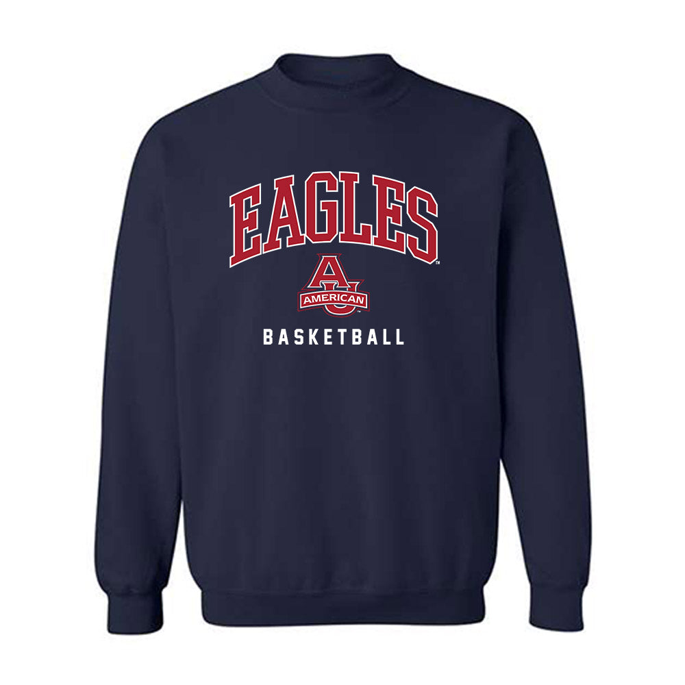 American - NCAA Men's Basketball : Chris Eagan - Crewneck Sweatshirt-0