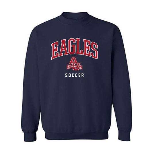 American - NCAA Women's Soccer : Kendall Henderson - Crewneck Sweatshirt-0