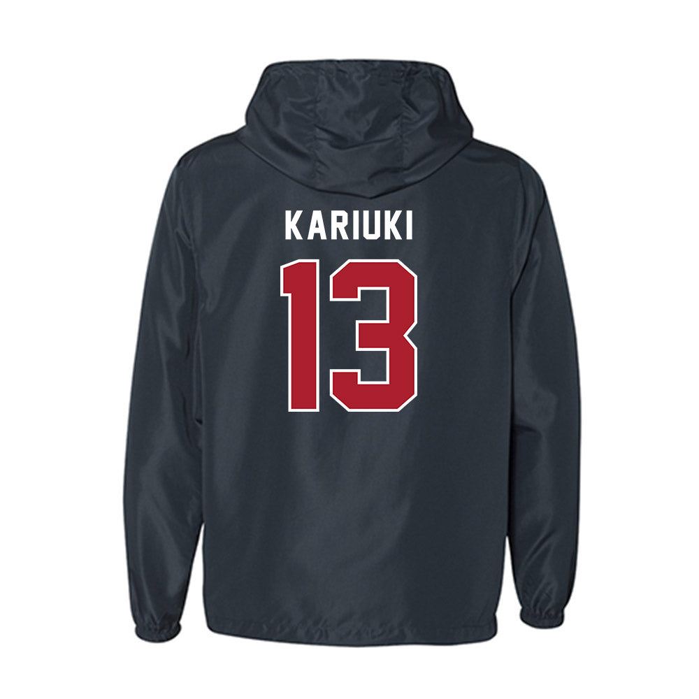 American - NCAA Women's Soccer : Vicky Kariuki - Windbreaker-1