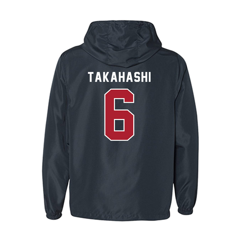 American - NCAA Men's Soccer : Taku Takahashi - Windbreaker-1