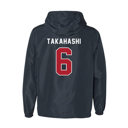 American - NCAA Men's Soccer : Taku Takahashi - Windbreaker-1