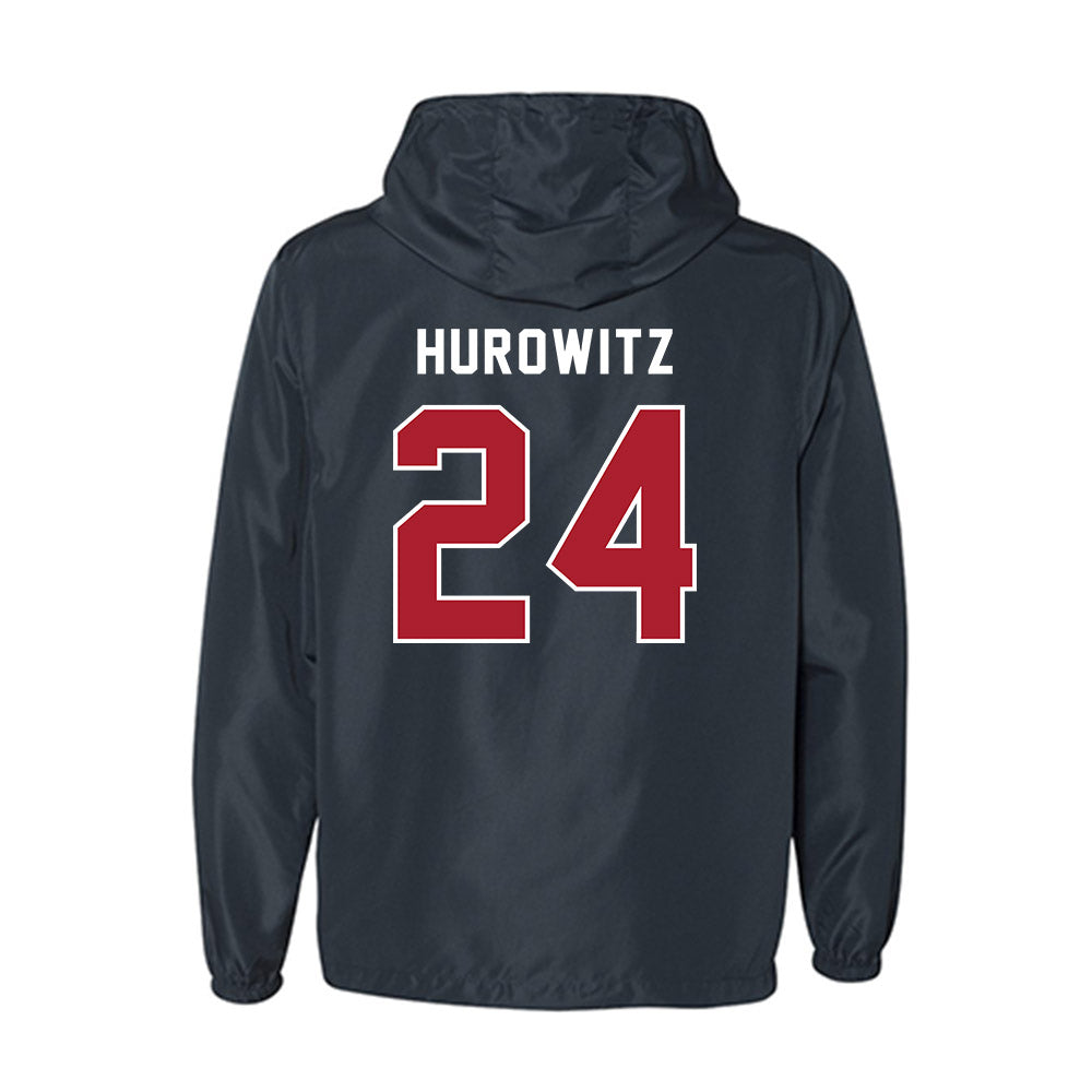 American - NCAA Women's Soccer : Maddie Hurowitz - Windbreaker-1