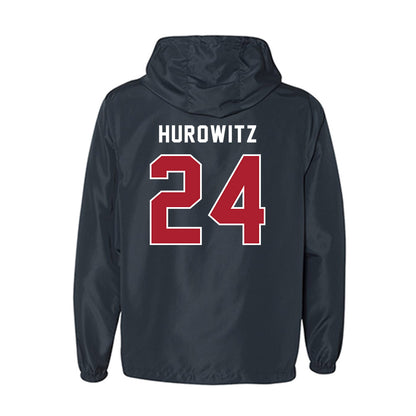 American - NCAA Women's Soccer : Maddie Hurowitz - Windbreaker-1