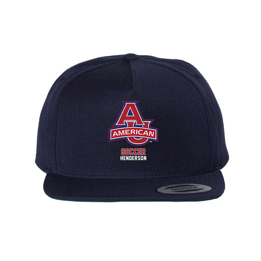 American - NCAA Women's Soccer : Kendall Henderson - Snapback Hat-0