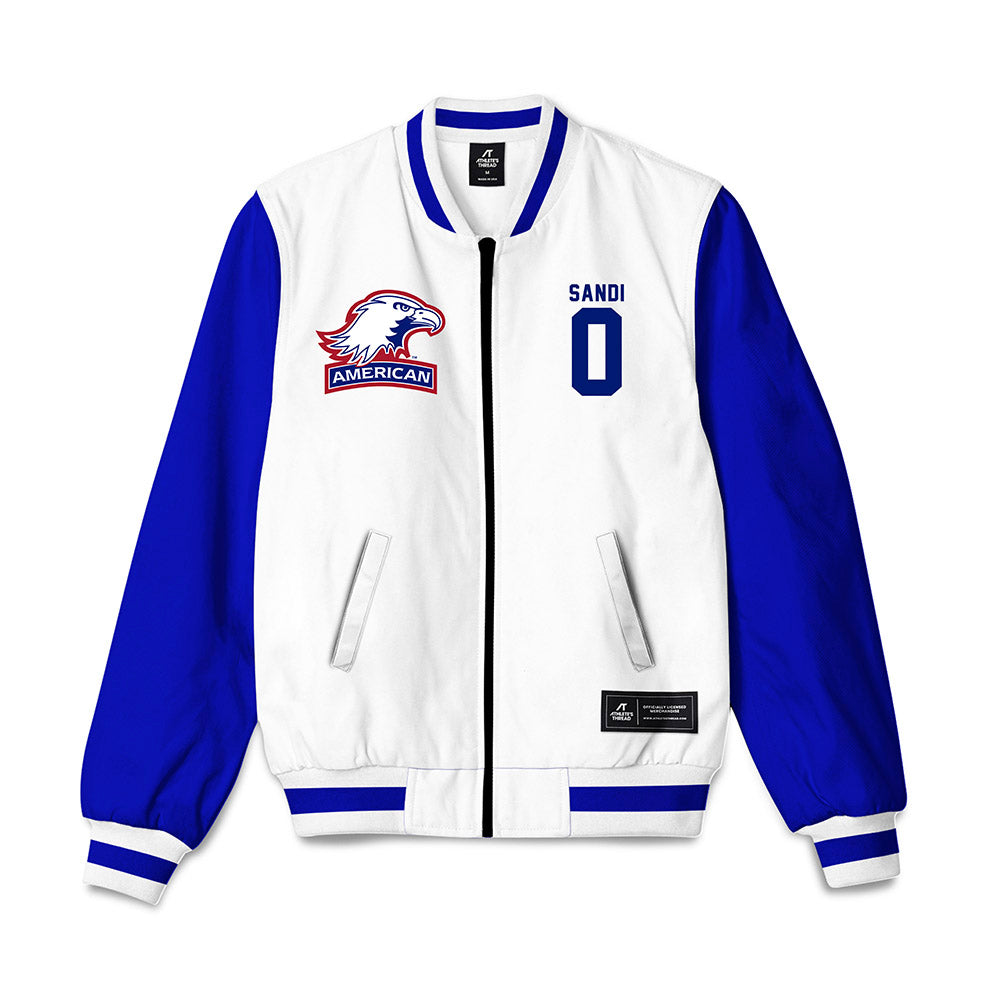 American - NCAA Men's Basketball : DJ Sandi - Bomber Jacket-0