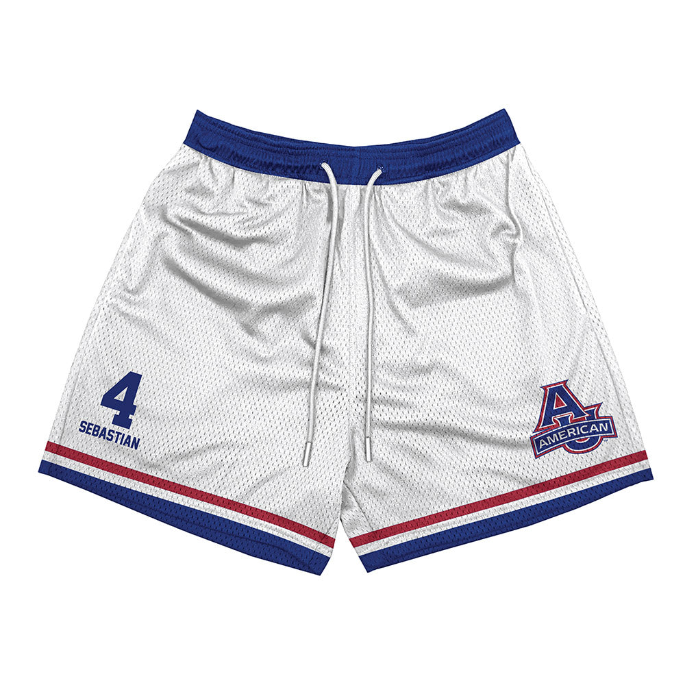 American - NCAA Men's Basketball : Kade Sebastian - Shorts-0