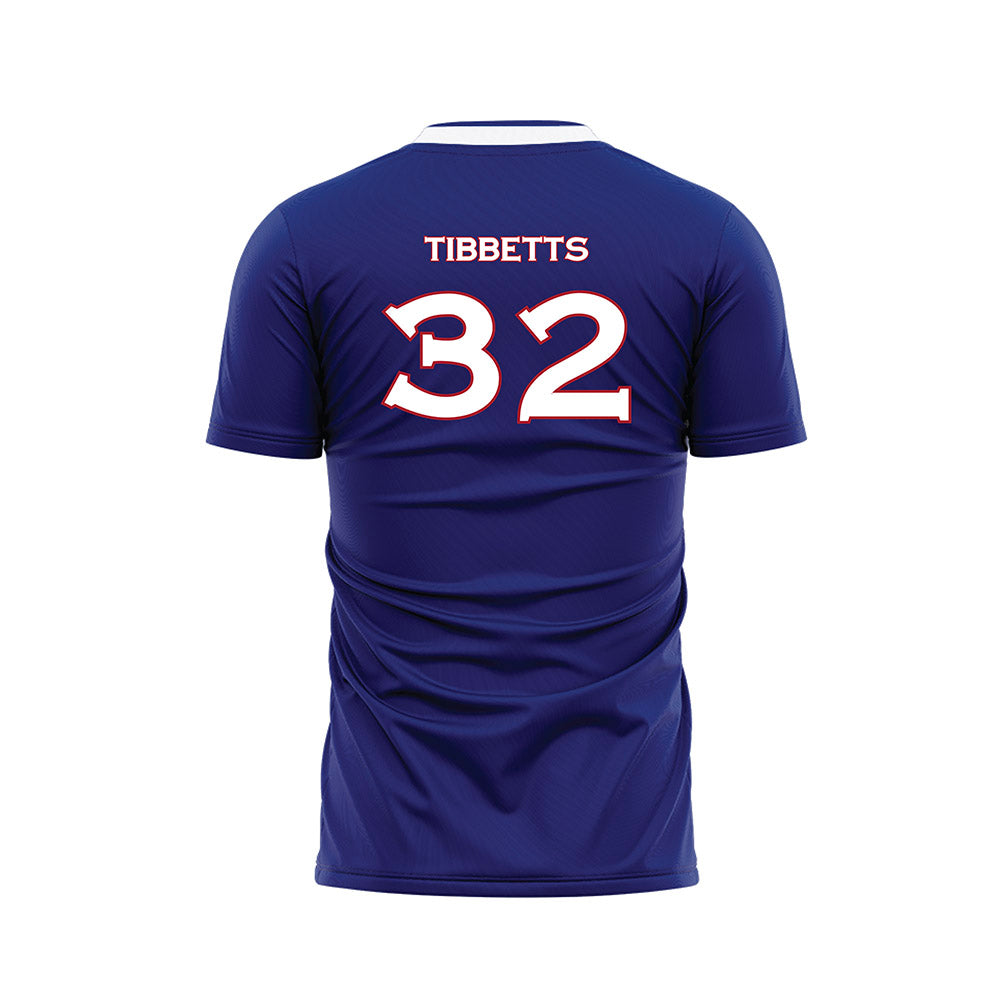 American - NCAA Men's Soccer : Matthew Tibbetts - Purple Soccer Jersey-1