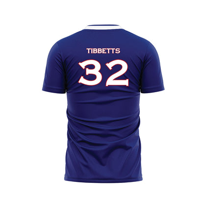 American - NCAA Men's Soccer : Matthew Tibbetts - Purple Soccer Jersey-1