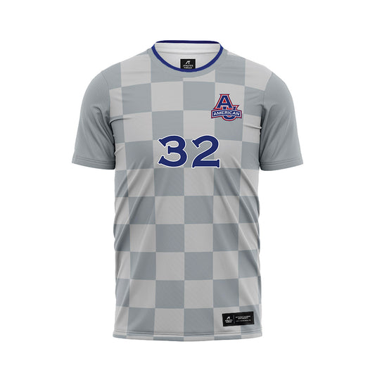 American - NCAA Men's Soccer : Matthew Tibbetts - Soccer Jersey-0