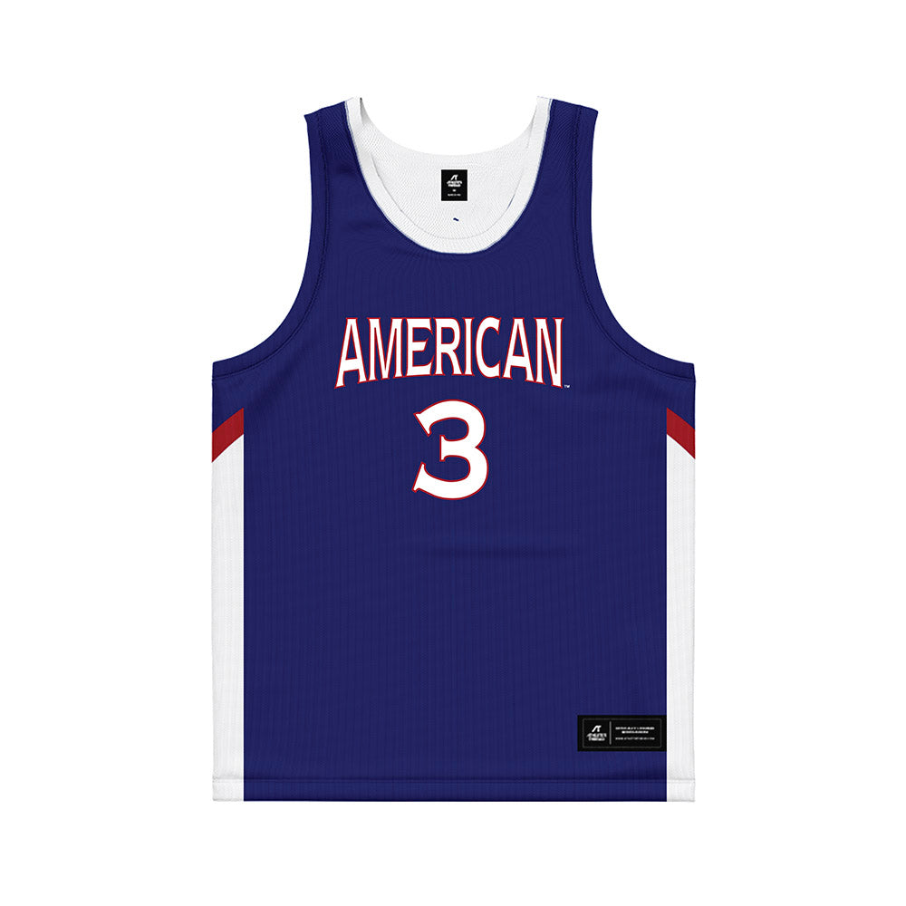 American - NCAA Women's Basketball : Kayla Greyvensteyn - Basketball Jersey-0