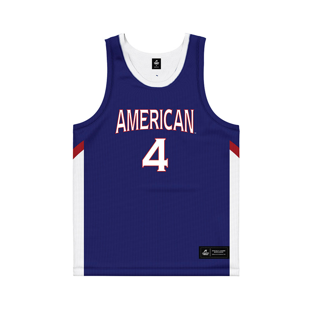 American - NCAA Women's Basketball : Laura Nogues - Basketball Jersey-0