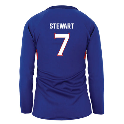 American - NCAA Women's Volleyball : Maddy Stewart - Volleyball Jersey-1