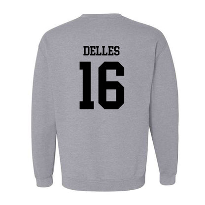 NU - NCAA Women's Lacrosse : Michaela Delles - Classic Shersey Crewneck Sweatshirt-1