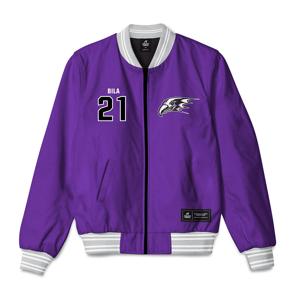 NU - NCAA Women's Basketball : Jisca Bila - Bomber Jacket-0