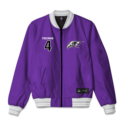 NU - NCAA Women's Basketball : Tyasia Freeman - Bomber Jacket-0