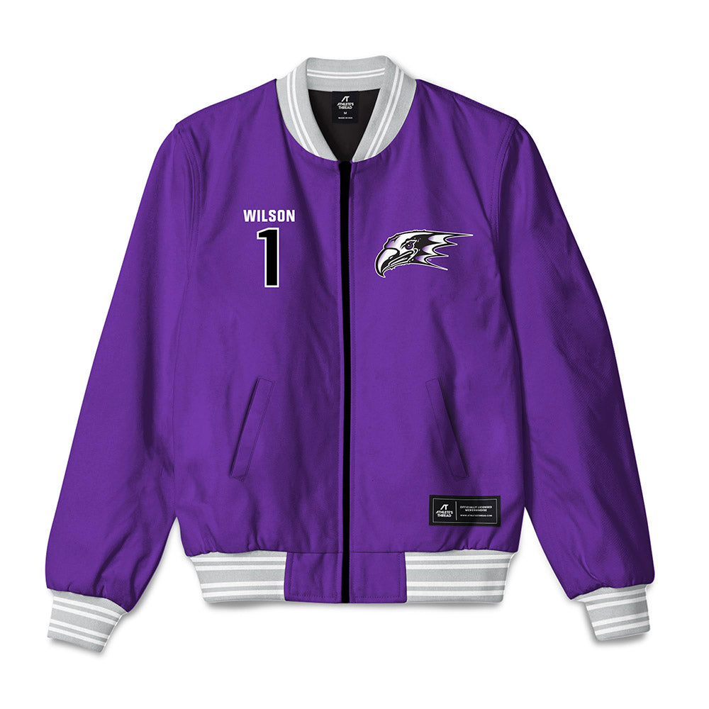 NU - NCAA Women's Basketball : Chasity Wilson - Bomber Jacket-0