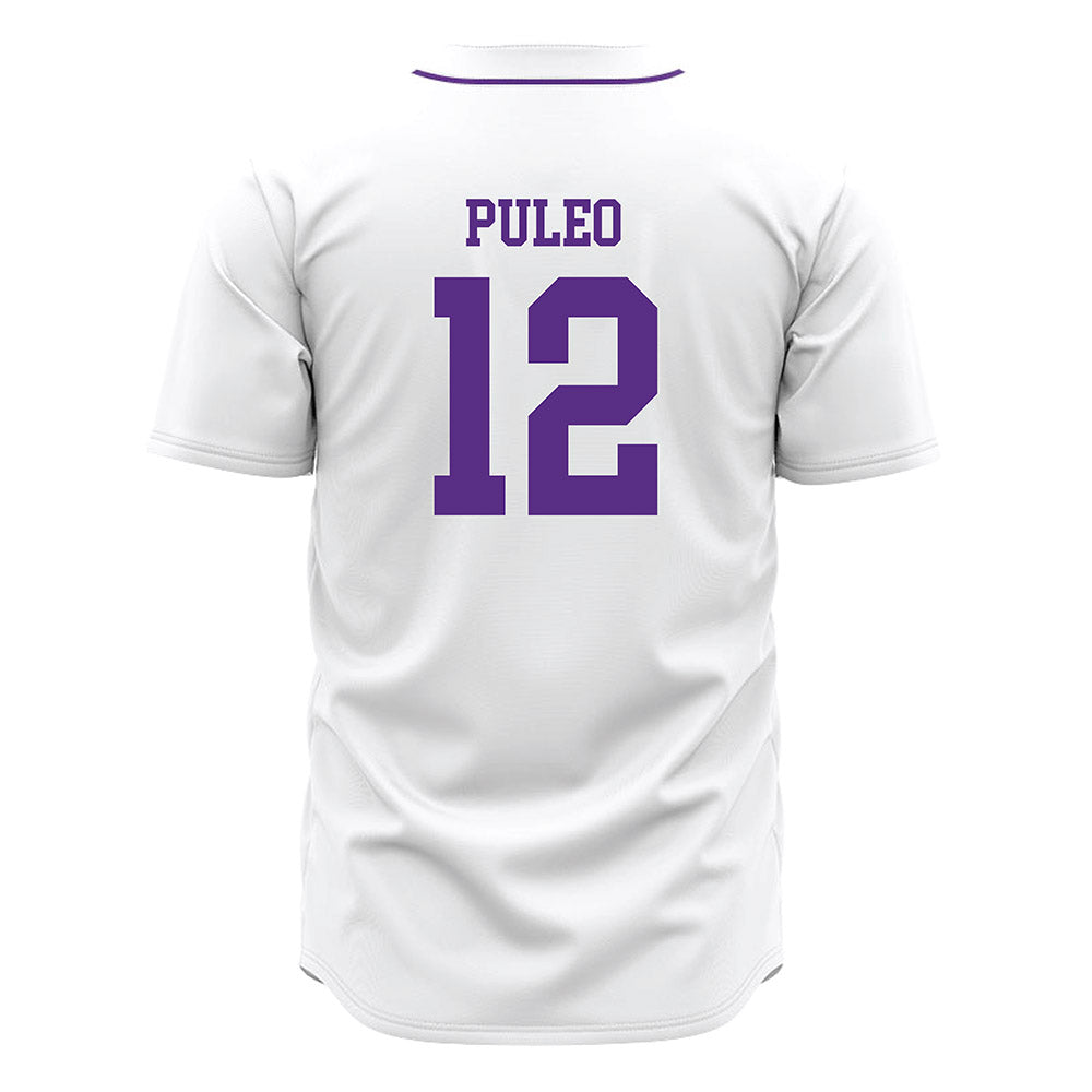 NU - NCAA Baseball : Dominic Puleo - White Jersey-1
