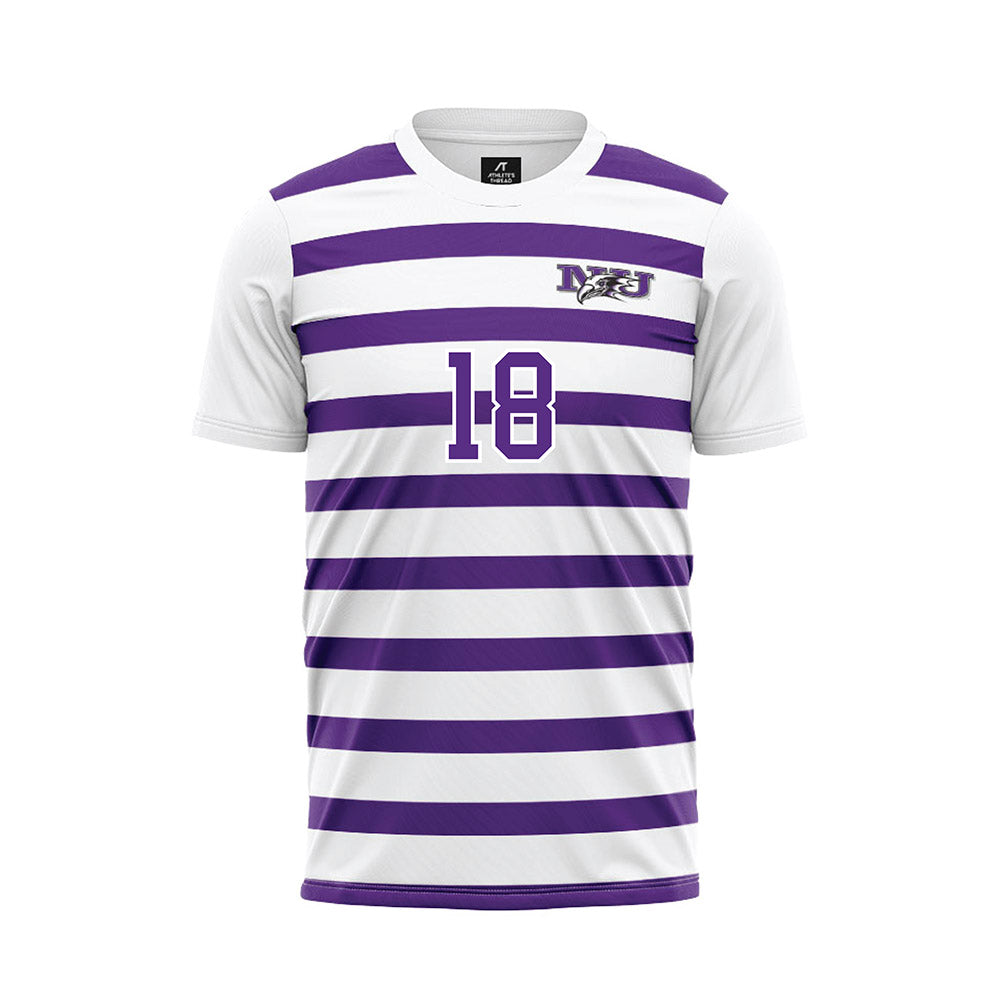NU - NCAA Men's Soccer : Chase Dade - White Soccer Jersey-0