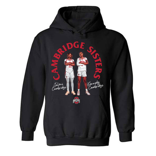 Ohio State - NCAA Women's Basketball : Jaloni Cambridge - Hooded Sweatshirt-0