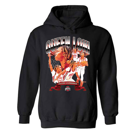 Ohio State - NCAA Women's Basketball : Jaloni Cambridge - Hooded Sweatshirt-0