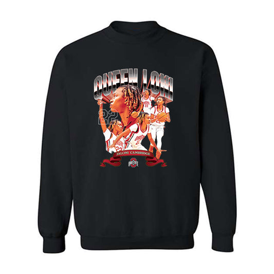 Ohio State - NCAA Women's Basketball : Jaloni Cambridge - Crewneck Sweatshirt-0