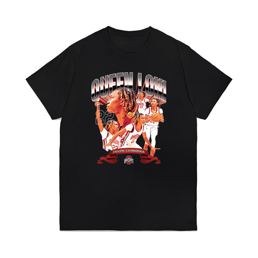 Ohio State - NCAA Women's Basketball : Jaloni Cambridge - Collage Premium T-Shirt-0