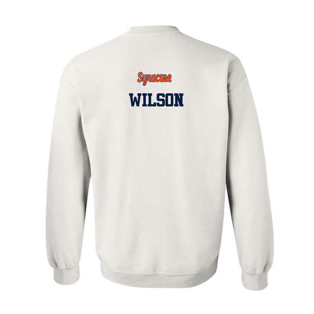 Syracuse - NCAA Football : Kamron Wilson - Classic Shersey Crewneck Sweatshirt-1