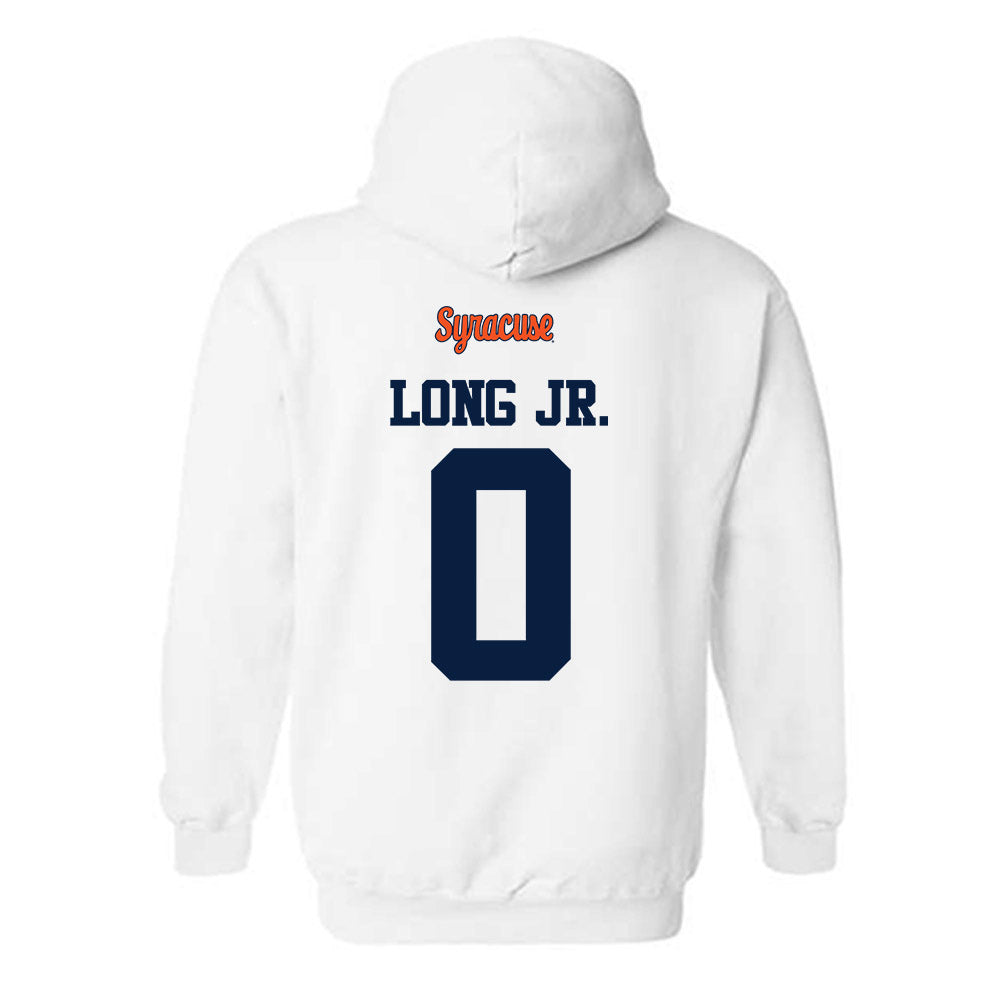 Syracuse - NCAA Football : Braheem Long Jr. - Classic Shersey Hooded Sweatshirt-1