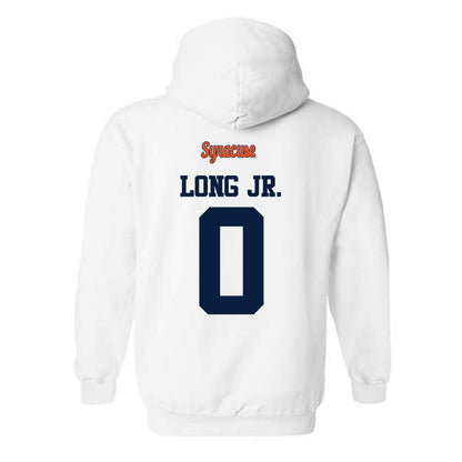 Syracuse - NCAA Football : Braheem Long Jr. - Classic Shersey Hooded Sweatshirt-1
