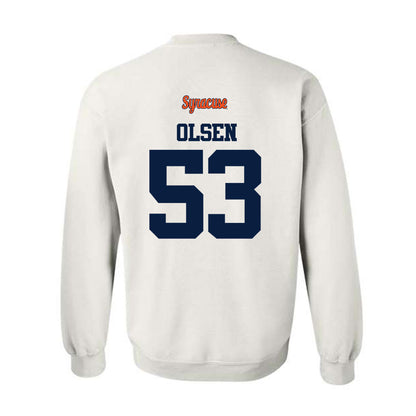 Syracuse - NCAA Football : Donald (Ted) Olsen - Classic Shersey Crewneck Sweatshirt-1