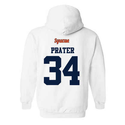Syracuse - NCAA Football : Nate Prater - Classic Shersey Hooded Sweatshirt-1