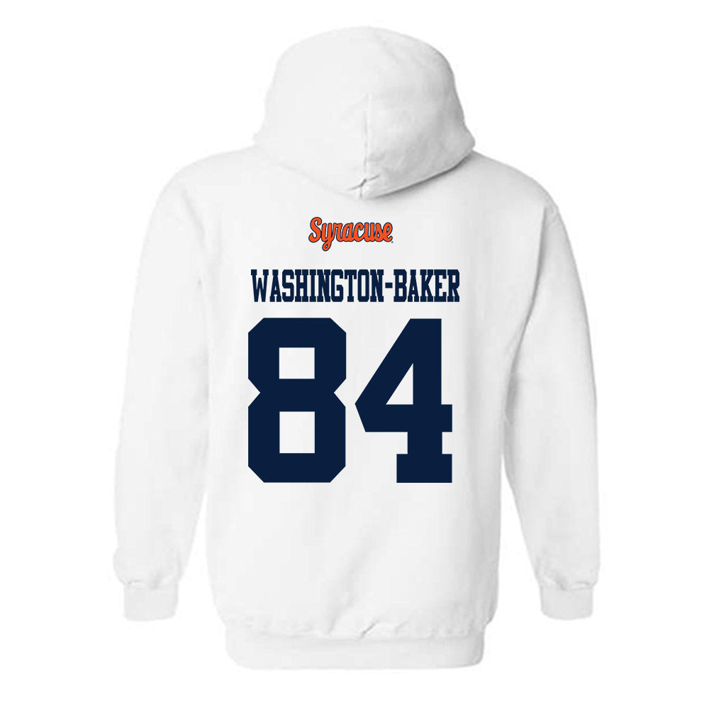 Syracuse - NCAA Football : Elijah Washington-Baker - Classic Shersey Hooded Sweatshirt-1