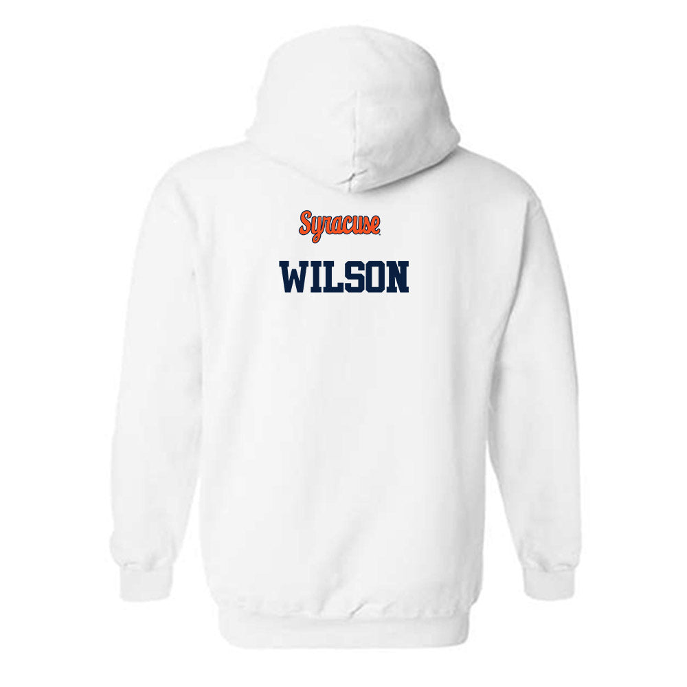 Syracuse - NCAA Football : Kamron Wilson - Classic Shersey Hooded Sweatshirt-1