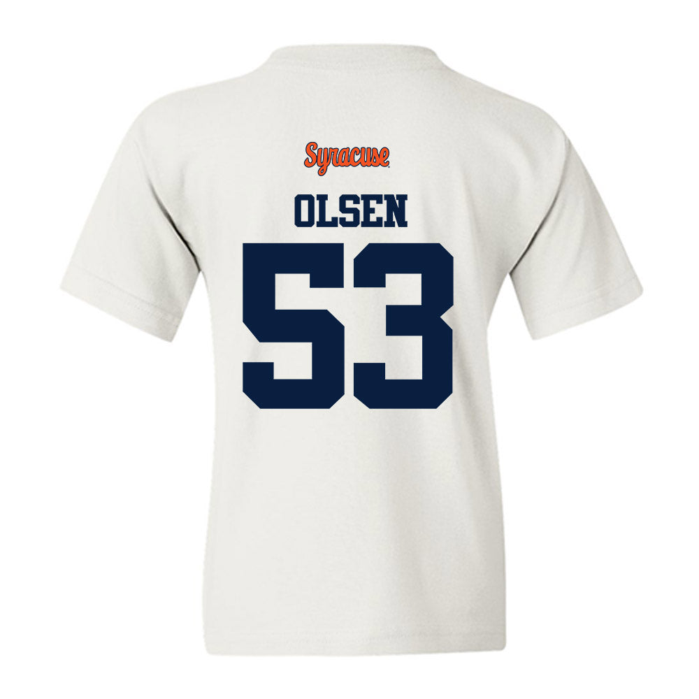 Syracuse - NCAA Football : Donald (Ted) Olsen - Classic Shersey Youth T-Shirt-1