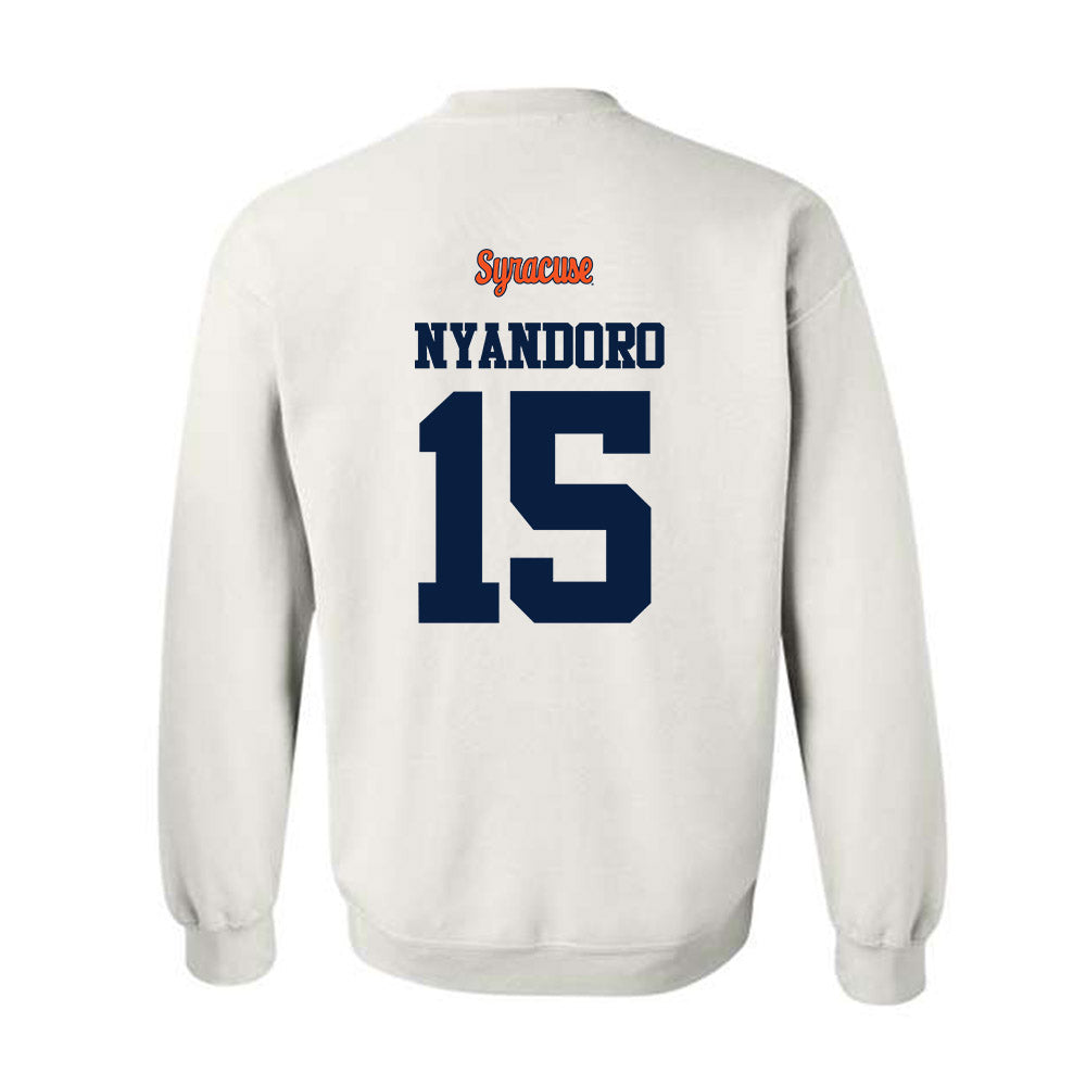 Syracuse - NCAA Football : Nathan Nyandoro - Classic Shersey Crewneck Sweatshirt-1