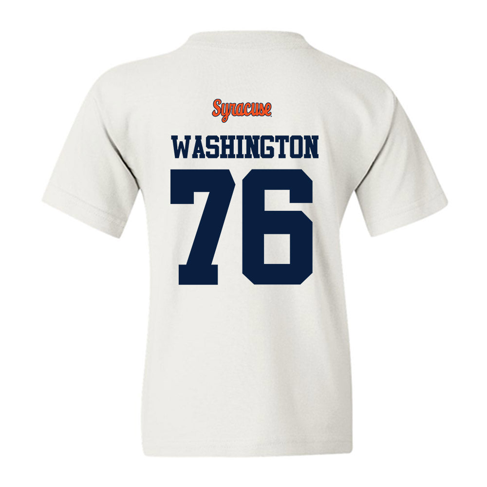 Syracuse - NCAA Football : Byron Washington - Classic Shersey Youth T-Shirt-1