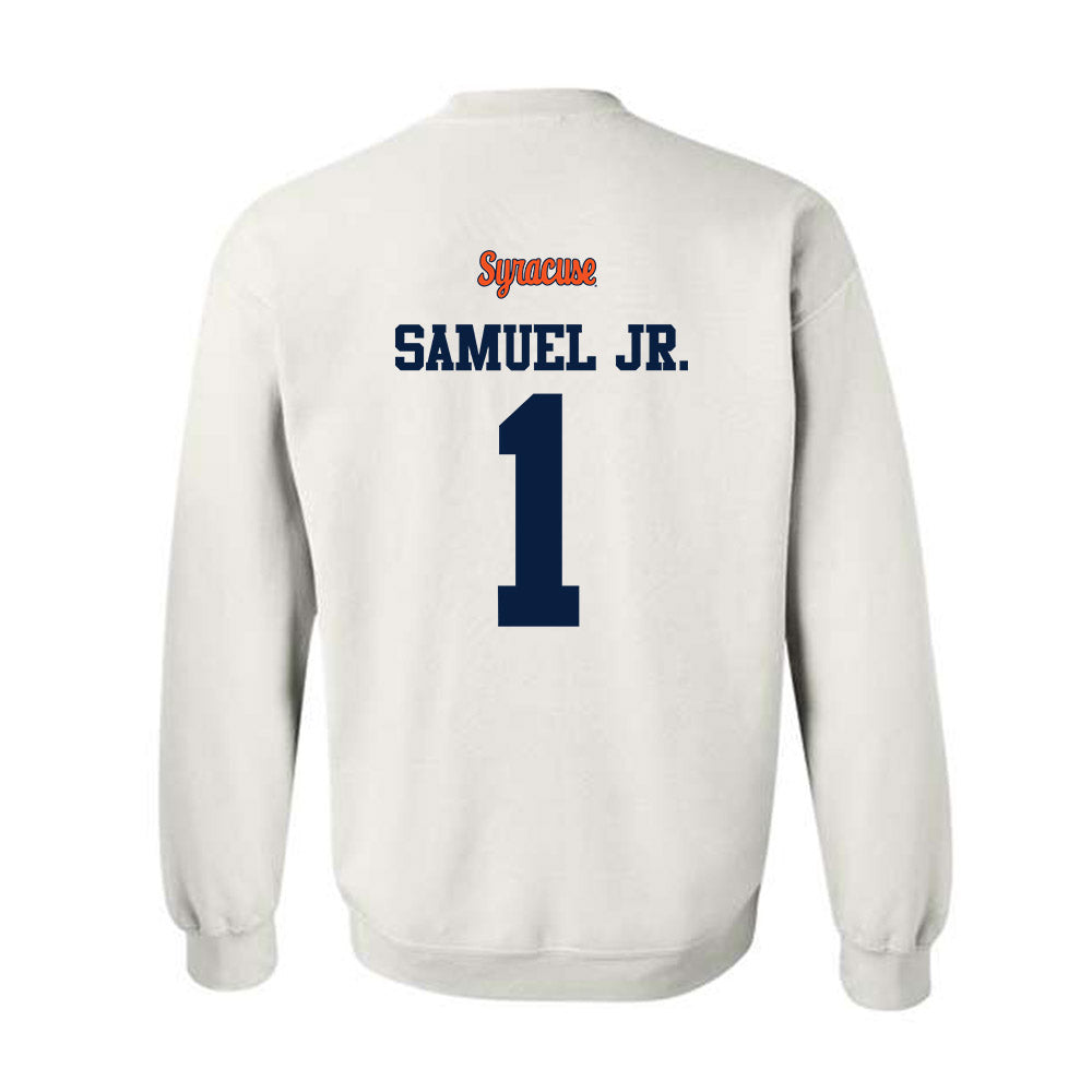 Syracuse - NCAA Football : Demetres Samuel Jr. - Classic Shersey Crewneck Sweatshirt-1