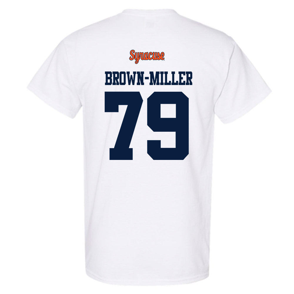 Syracuse - NCAA Football : Travis Brown-Miller - Classic Shersey T-Shirt-1