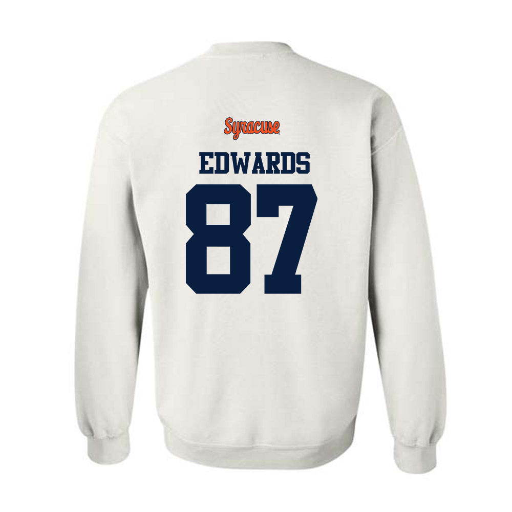 Syracuse - NCAA Football : Nate Edwards - Classic Shersey Crewneck Sweatshirt-1