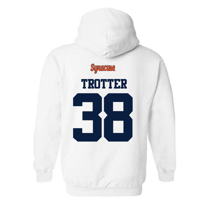 Syracuse - NCAA Football : James Trotter - Classic Shersey Hooded Sweatshirt-1