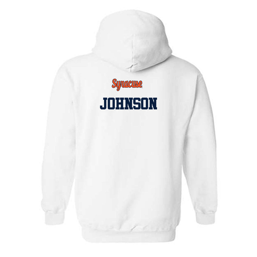 Syracuse - NCAA Football : Jujuan Johnson - Classic Shersey Hooded Sweatshirt-1