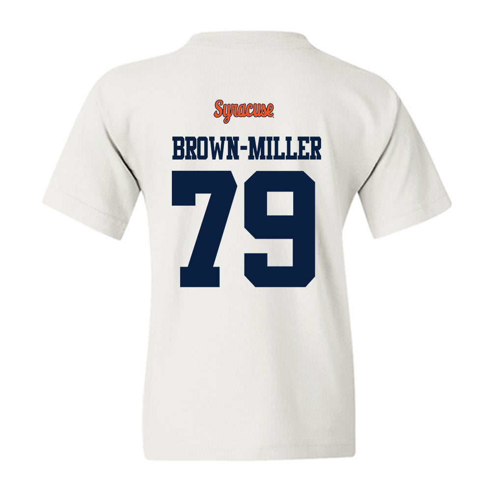 Syracuse - NCAA Football : Travis Brown-Miller - Classic Shersey Youth T-Shirt-1