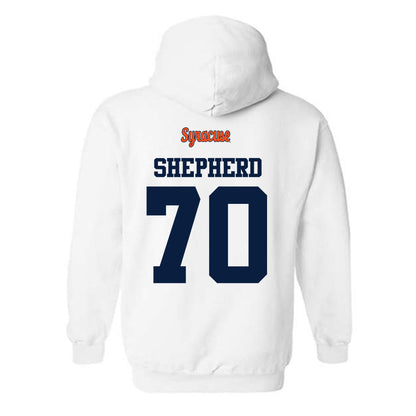 Syracuse - NCAA Football : Kardiear Shepherd - Classic Shersey Hooded Sweatshirt-1