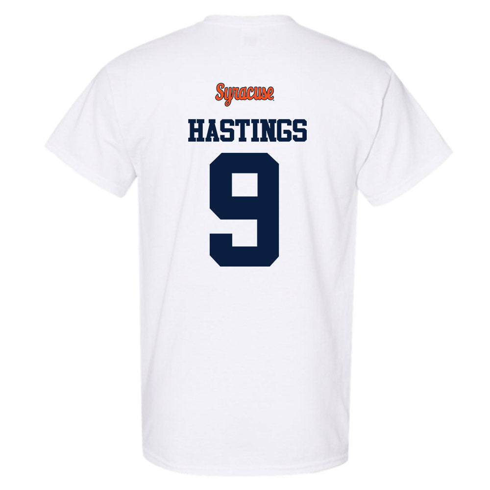 Syracuse - NCAA Football : Isaiah Hastings - Classic Shersey T-Shirt-1