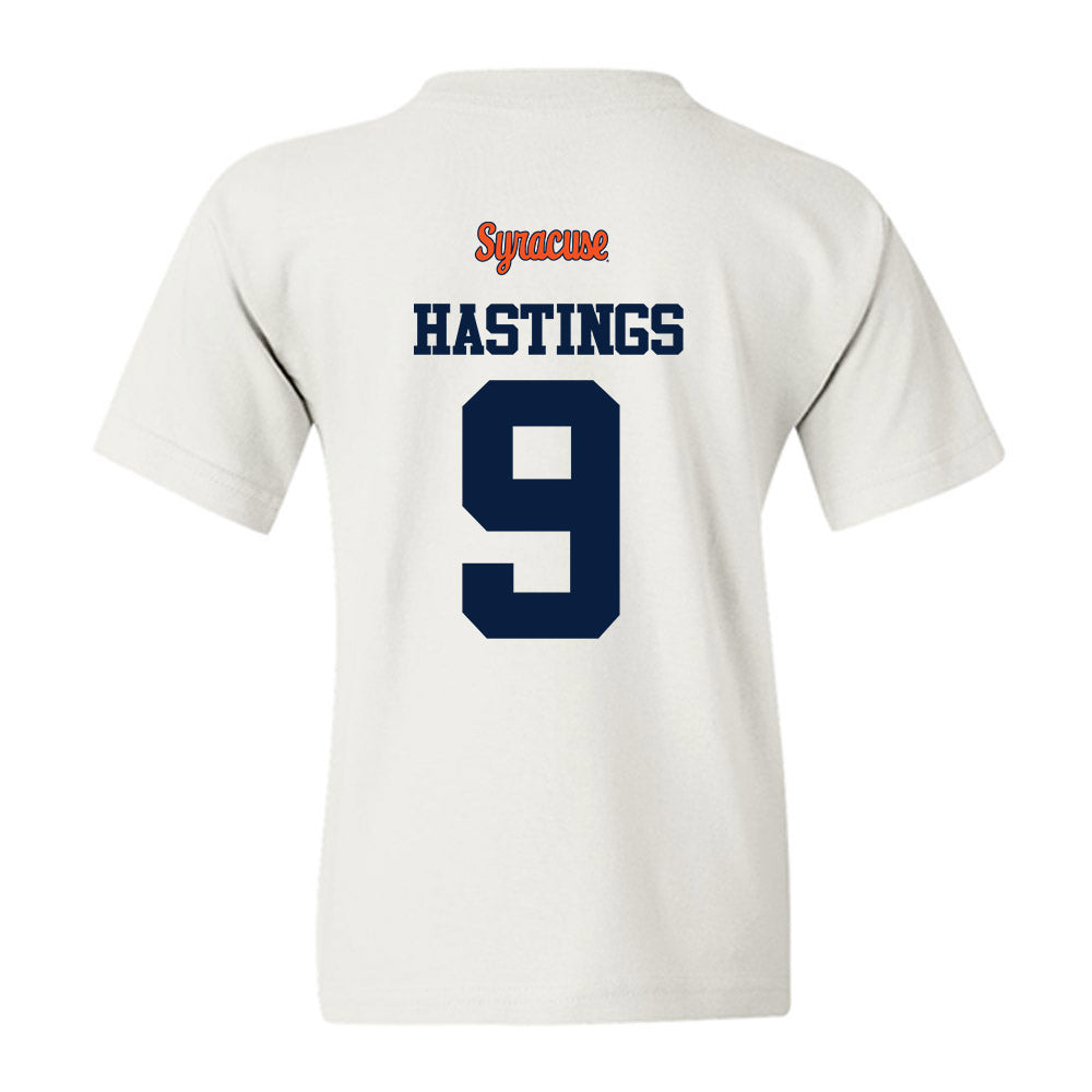 Syracuse - NCAA Football : Isaiah Hastings - Classic Shersey Youth T-Shirt-1